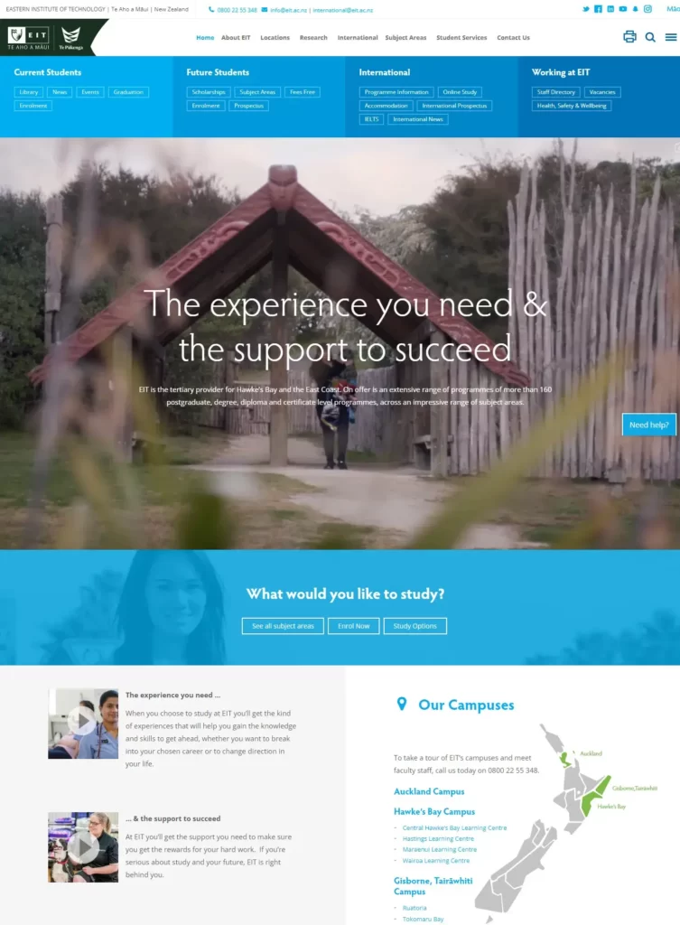 Eastern Institute of Technology 東方理工學院 官方網站