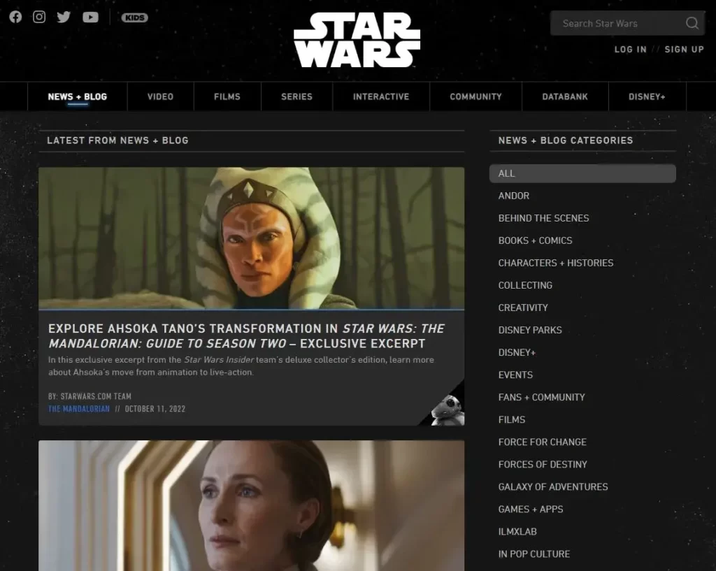 Star Wars Blog News+Blog 星際大戰新知與部落格