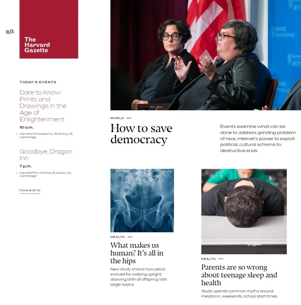 The Harvard Gazette 哈佛公報